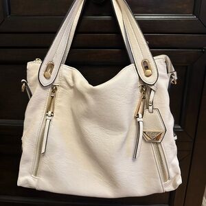 Jessica Simpson Cream Shoulder Bag